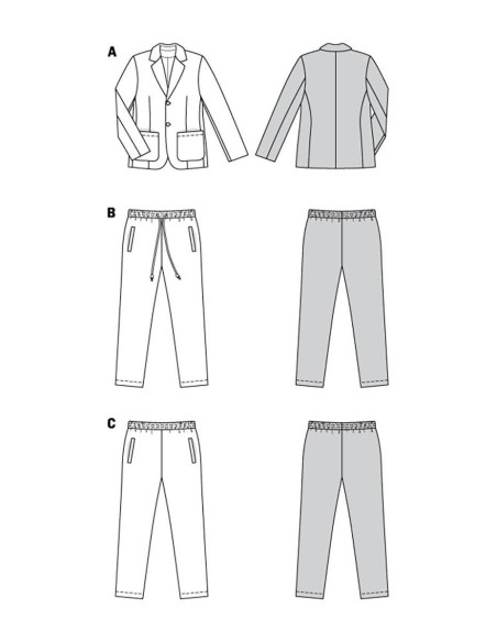 Kostuum patroon - Burda 5955
