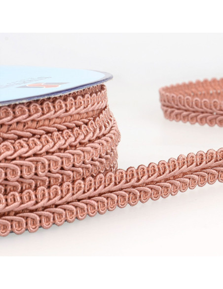 Chanel-stijl galonband - Oudroze