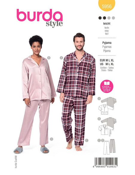 Pyjamapatroon - Burda 5956