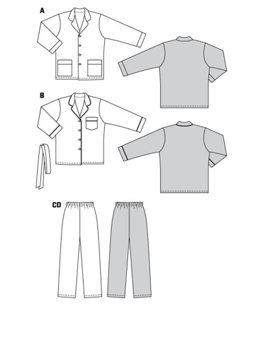 Pyjamapatroon - Burda 5956