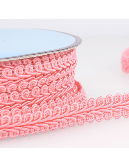 Chanel-stijl galonband - Felroze