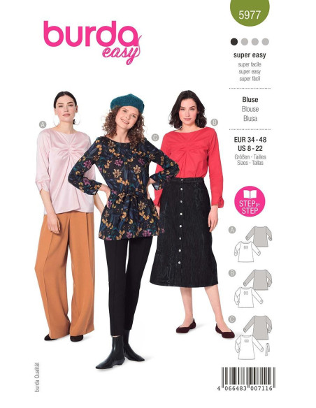 T-shirt patroon - Burda 5977