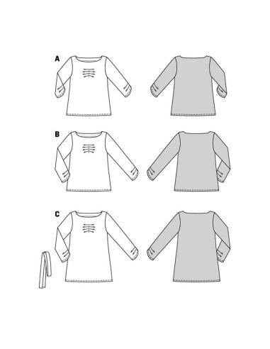 T-shirt patroon - Burda 5977