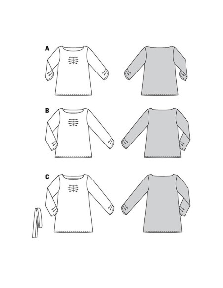 T-shirt patroon - Burda 5977