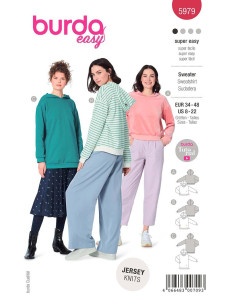 Sweatshirt patroon - Burda 5979