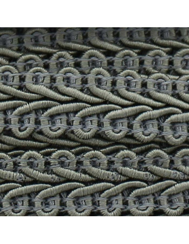 Chanel-stijl galonband - Middengrijs