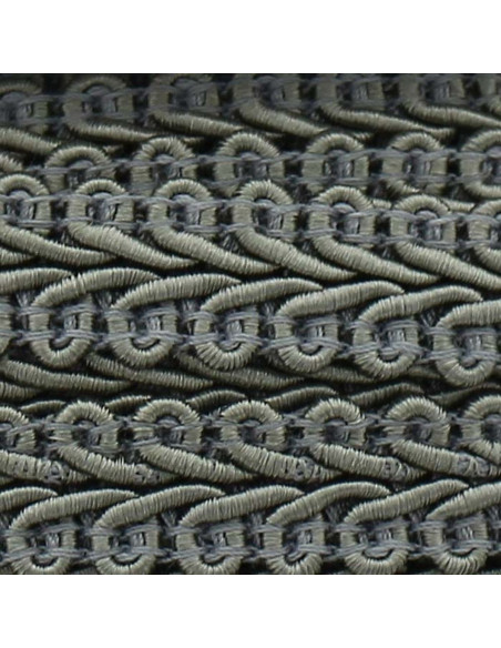 Chanel-stijl galonband - Middengrijs