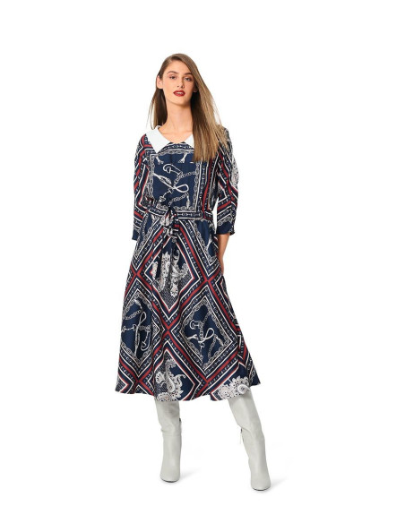 Jurk en blouse patroon - Burda 5980