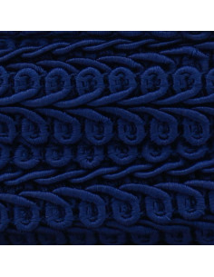 Chanel-stijl galon met epaulet - Marineblauw 2