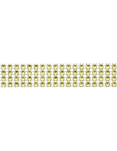 Strasband 20 mm goud