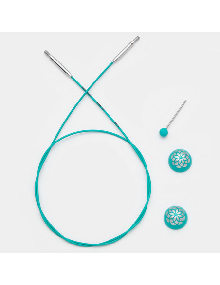 Draaikabel Swivel voor breinaalden KnitPro