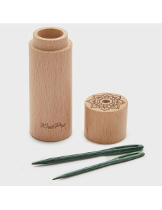 Set van 4 houten wolnaalden Mindful Knit Pro 2