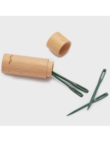 Set van 4 houten wolnaalden Mindful Knit Pro
