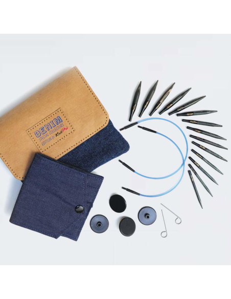 KnitPro Indigo mini set met rondbreinaalden