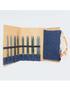KnitPro Indigo rondbreinaalden set 2