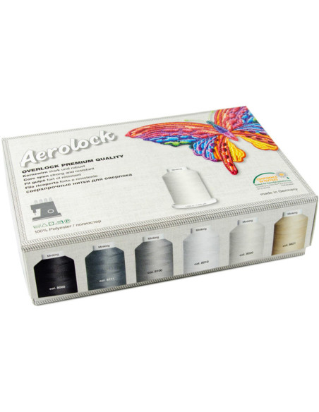 Set van kegels voor overlockmachines Aerolock nr. 125