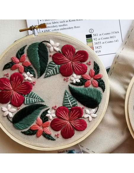 Borduurpakket - Bloemenpracht