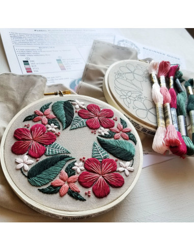 Borduurpakket - Bloemenpracht