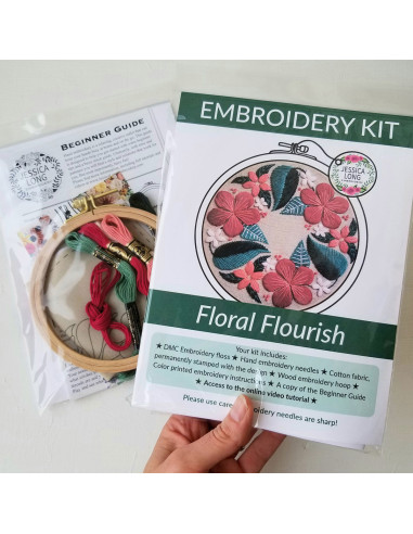 Borduurpakket - Bloemenpracht