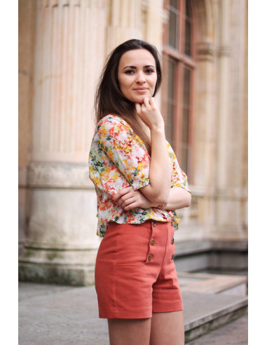 Iris short patroon - Cha´ Coud