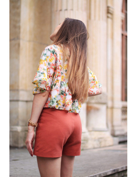 Iris short patroon - Cha´ Coud