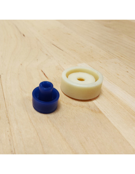 Gereedschap voor het plaatsen van beklede knopen 11 mm
