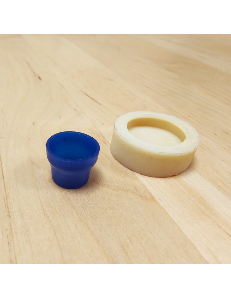 Gereedschap voor het plaatsen van beklede knopen 23 mm