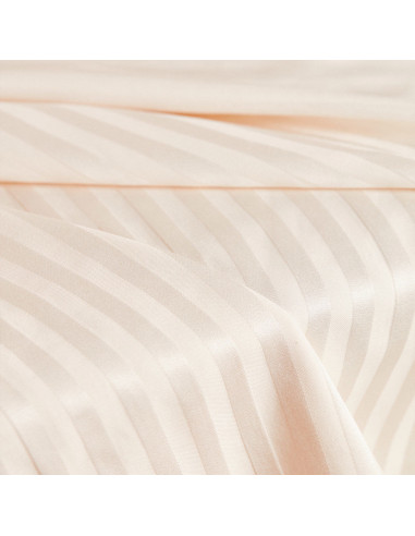 Katoen viscose stof Stripes Off-White - Atelier Brunette