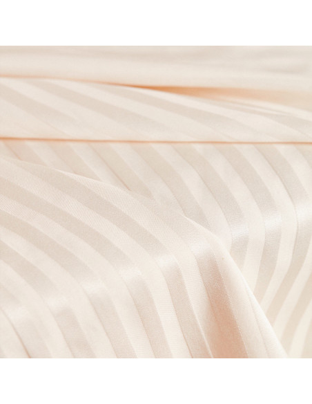 Katoen viscose stof Stripes Off-White - Atelier Brunette