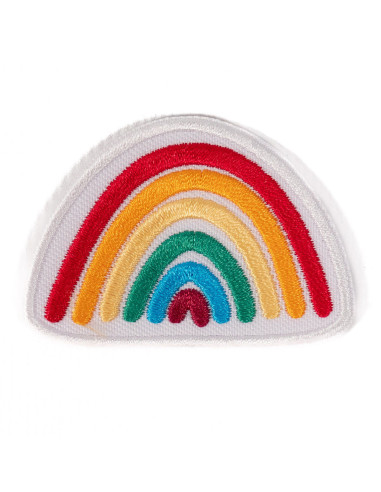 Strijkembleem - Regenboog
