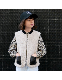 Mouwloos vest patroon uniseks Vienne kids - Ikatee
