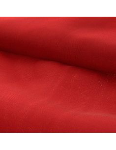 Organza stof - Rood