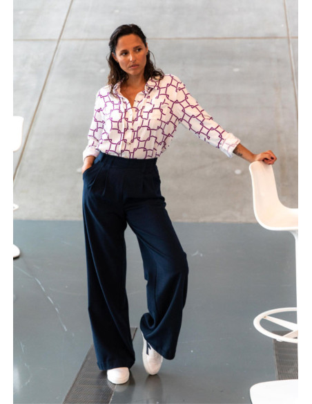 Brooklyn broek patroon - Maison Fauve