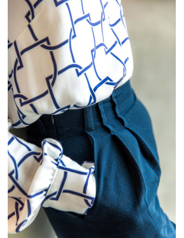 Brooklyn broek patroon - Maison Fauve