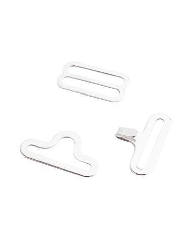Set van 3 vlinderdasjes - Wit