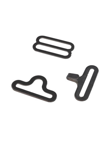Set van 3 vlinderdasjes - Zwart