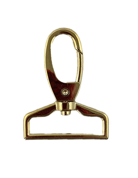 Metalen musketon - Goud 60 x 40 mm
