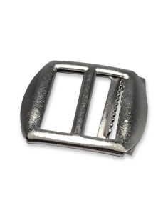 Verstelbare gesp voor riem - Zilver 20 mm