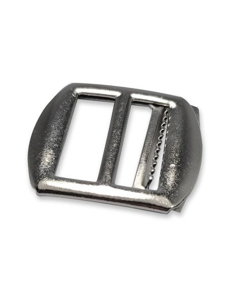 Verstelbare gesp voor riem - Zilver 20 mm