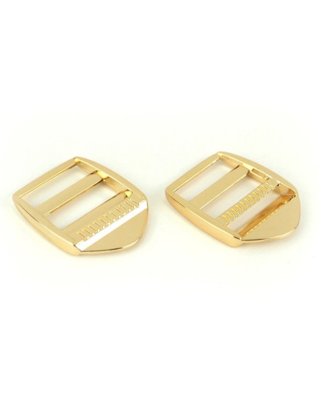 Metalen gespen goud 25 mm
