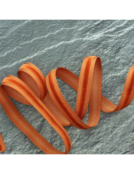 Fluweel grosgrain lint - Terracotta