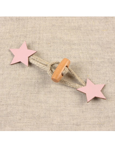 Brandebourg ster imitatie - Roze