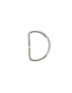 D-ring 25 mm - Zilver
