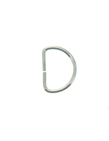 D-ring 25 mm - Zilver
