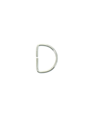 D-ring 20 mm - Zilver