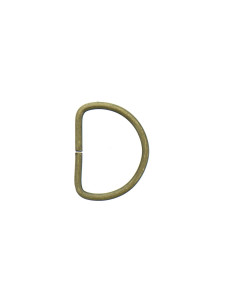 D-ring 25 mm - Brons