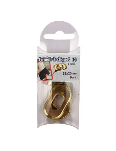 Ovale draaisluiting 35 x 20 mm - Goud