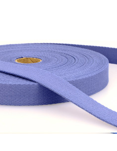 Katoenen band voor tassen - Lavendelblauw