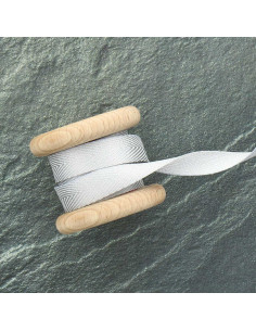 Lurex keperband - Zilver