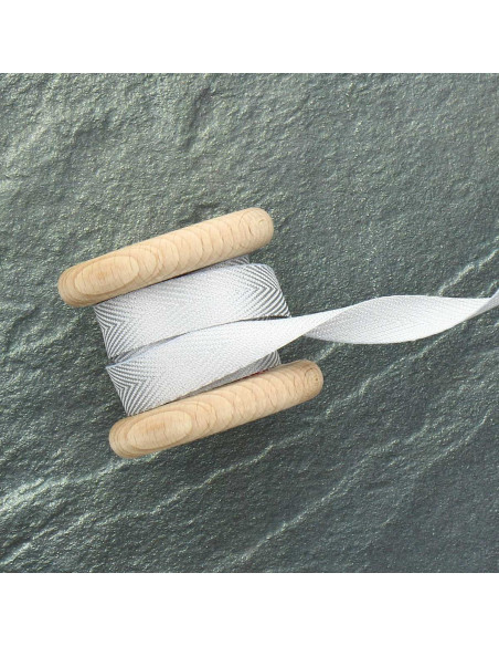 Lurex keperband - Zilver